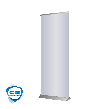 Roll-Up Deluxe | B 85 cm x H 153 - 200 cm | einseitig bedruckt